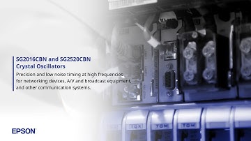 Epson Microdevices | SG2016CBN & SG2520CBN Crystal Oscillators