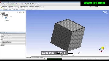 ✅ ANSYS MESHING - Multizone + Inflation - Basic Tutorial 9
