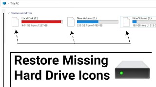 How To Restore Hard Drive Icons in Windows 11