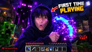 I Played Minecraft for the FIRST TIME… IN HARDCORE MODE 💀
