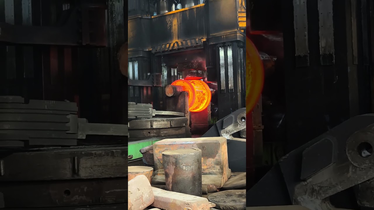 10000 ton press machine starts working