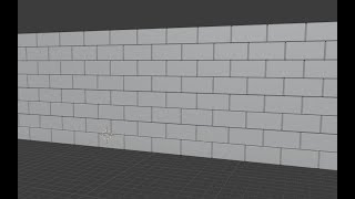 Blender Easy Mesh Tutorial - Brick Wall
