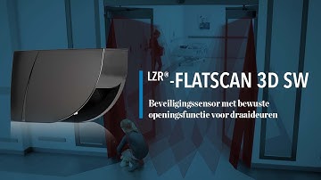 LZR®-FLATSCAN 3D SW - Beveiligingssensor met openingsfunctie voor draaideuren (product)
