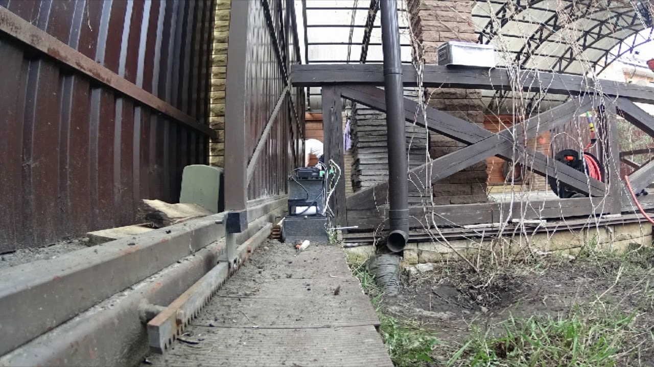 Ремонт ворот - YouTube