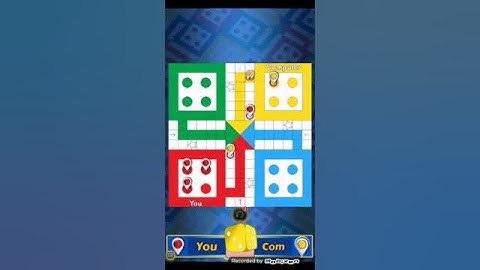 LUDO KING GAME   PLAY ME VS COMPUTER  | LUDO KING 2 PLAYERS  ( ME  VS  COMPUTER  GAME )