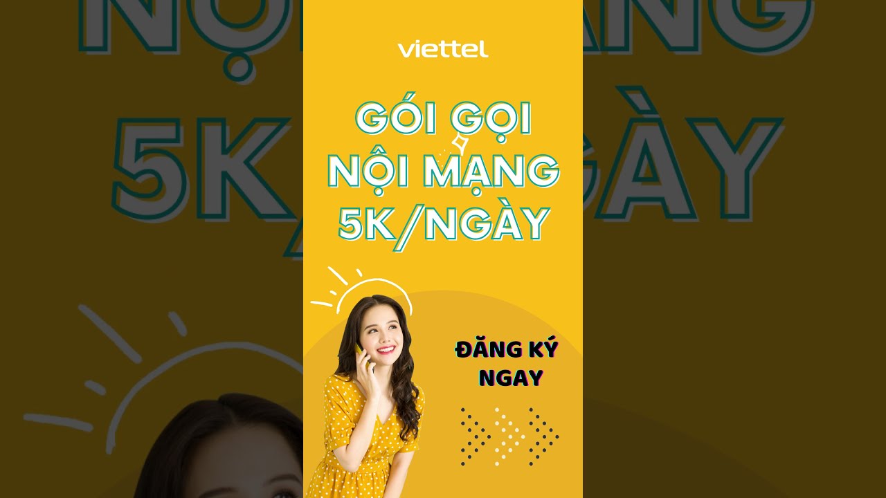 Cách đăng ký gọi nội mạng Viettel 5k 1 ngày 2021 | Gói... - youtube