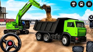 New City Road Construction Simulator game 3D - Real Drive JCB & Dumper Truck 2025 - Android Gameplay screenshot 3