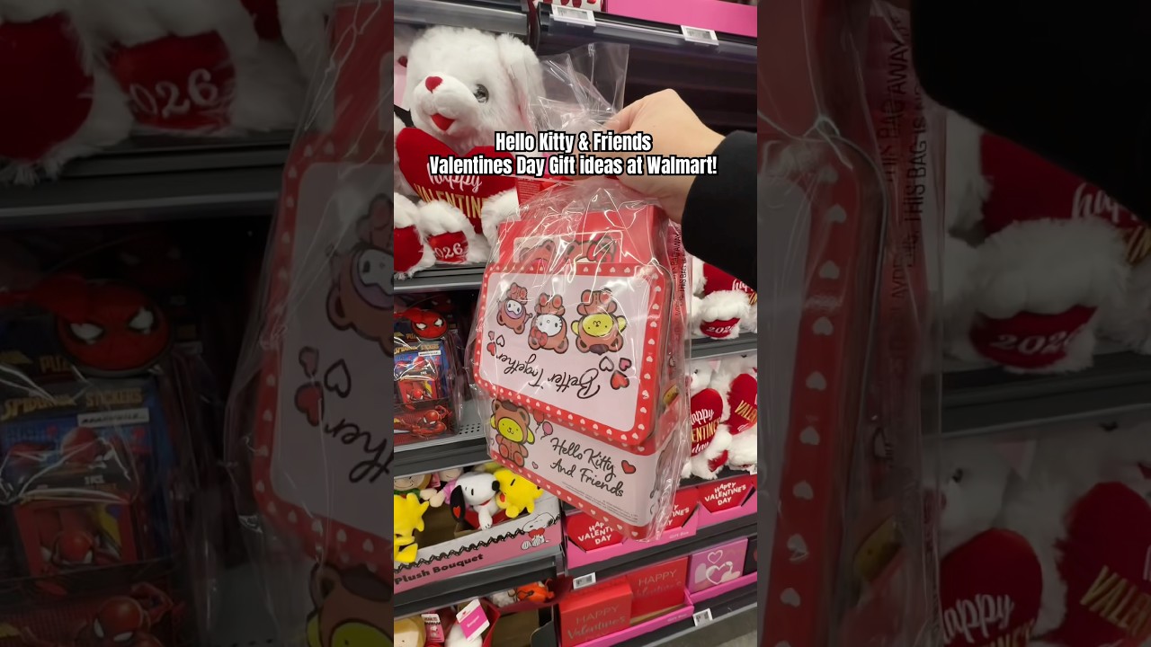 Товары Hello Kitty и её друзья ко Дню святого Валентина в Walmart! ❤️ 
