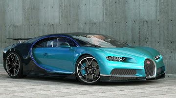 Bugatti Chiron | Cinema 4D & Octane (Textures+Render)