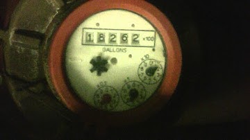 How to read re-registering water meters (SSCBOUTS)