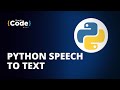 Python Speech To Text | Speech Recognition Using Python | #Shorts | SimpliCode
