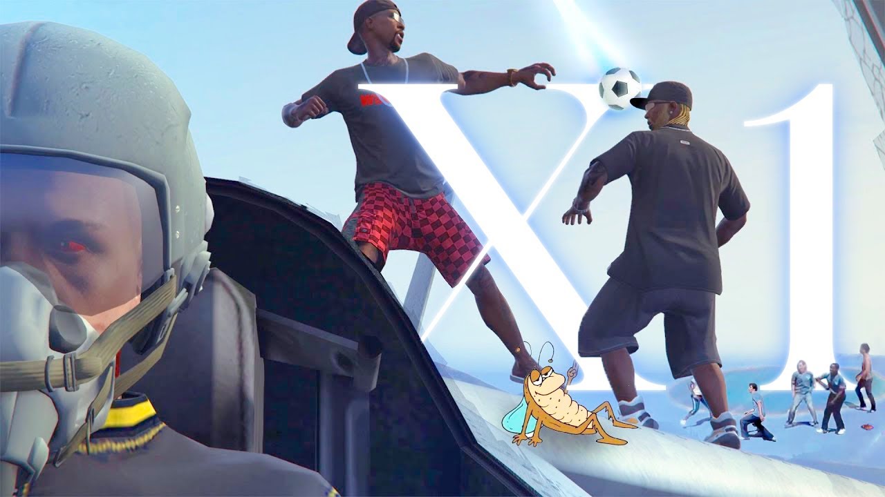 X1 NO JATO E ZOEIRAS - GTA 5