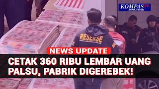 Shocking! Police Bust Counterfeit Money Factory Producing 360,000 Notes in South Tangerang