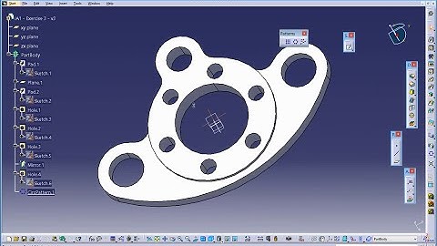 CATIA Tutorial - PartDesign Exercise 3 - v3