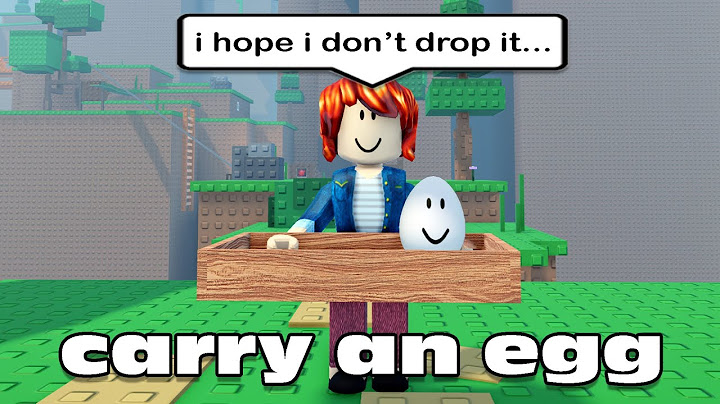 DON'T DROP THE EGG! | Roblox Carry An Egg Obby