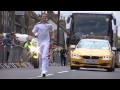 Callum Airlie talks about running with the Olympic Torch