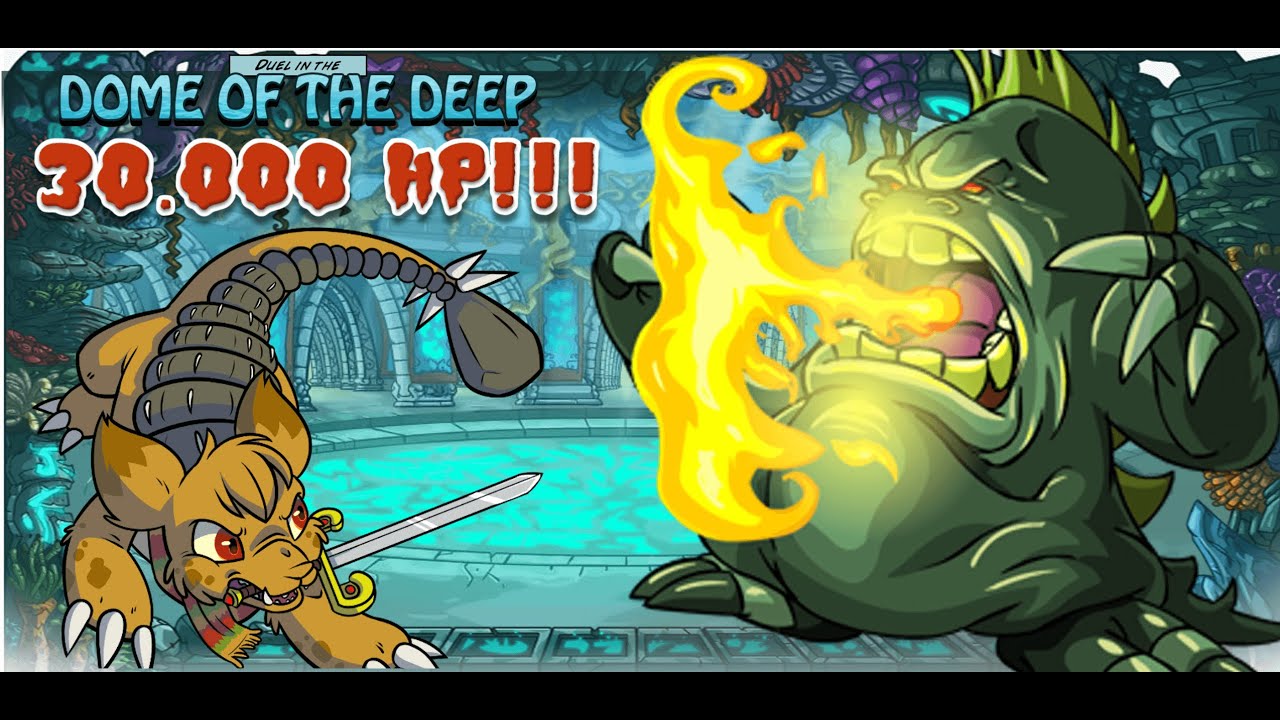 Neopets Battledome - 1P Chiazilla - Mighty Difficulty (Hard) 30.000 HP!