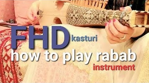 How to play on rabab instrument kasturi slow motion fast motion by khalid Shah 2024