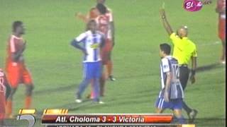 Choloma 3-3 Victoria Highlights 07/06/2013, Mosquera's Injury and Struggle