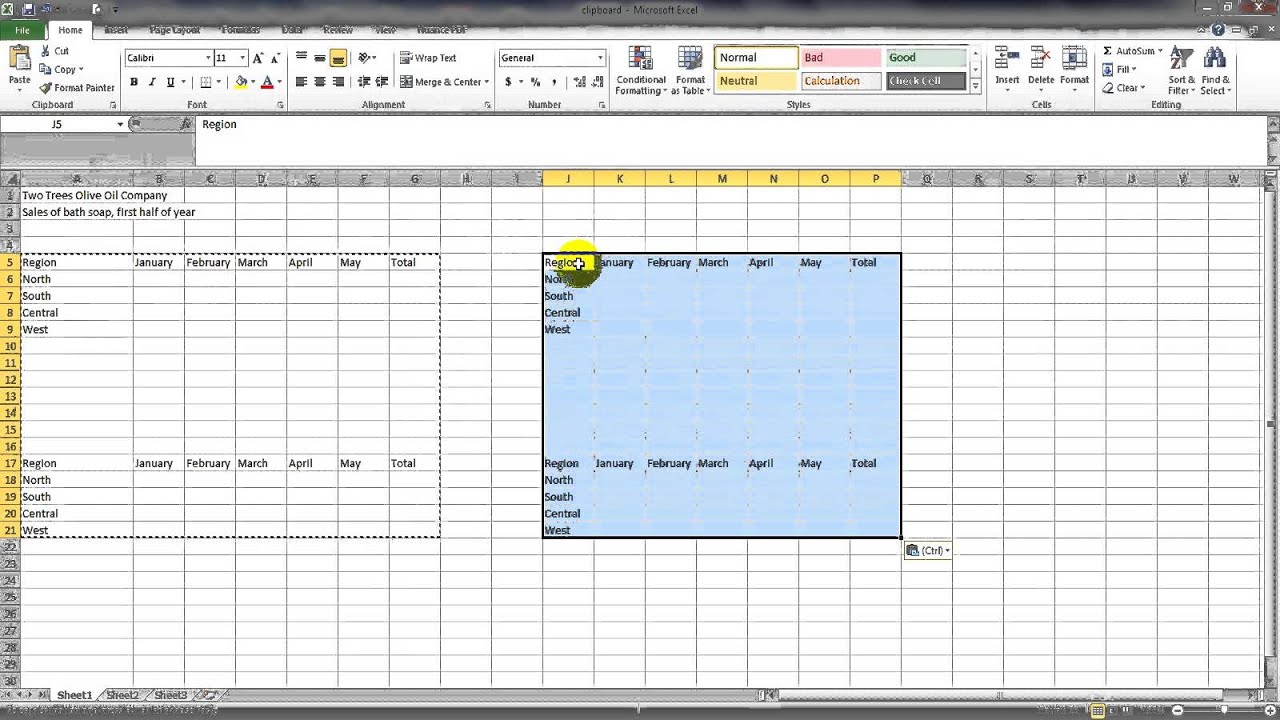 Techniques for copying and pasting - YouTube