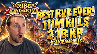 I FINALLY DID IT! 100M KILLS + 2 BILLION KP 😱 | My BEST KVK EVER! Rise of Kingdoms #rok