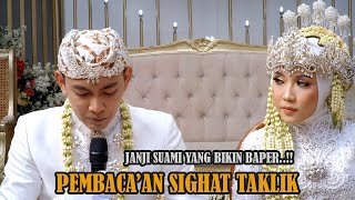 The groom cried while saying his vows..!! Sighat Taklik Recitation
