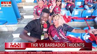 TKR fans turn out in their numbers at the Oval