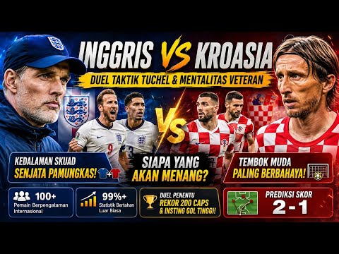 1SLOT x allototo - Inggris vs Kroasia: Taktik Thomas Tuchel Lawan Mentalitas Veteran Luka Modrić! #worldcup2026 