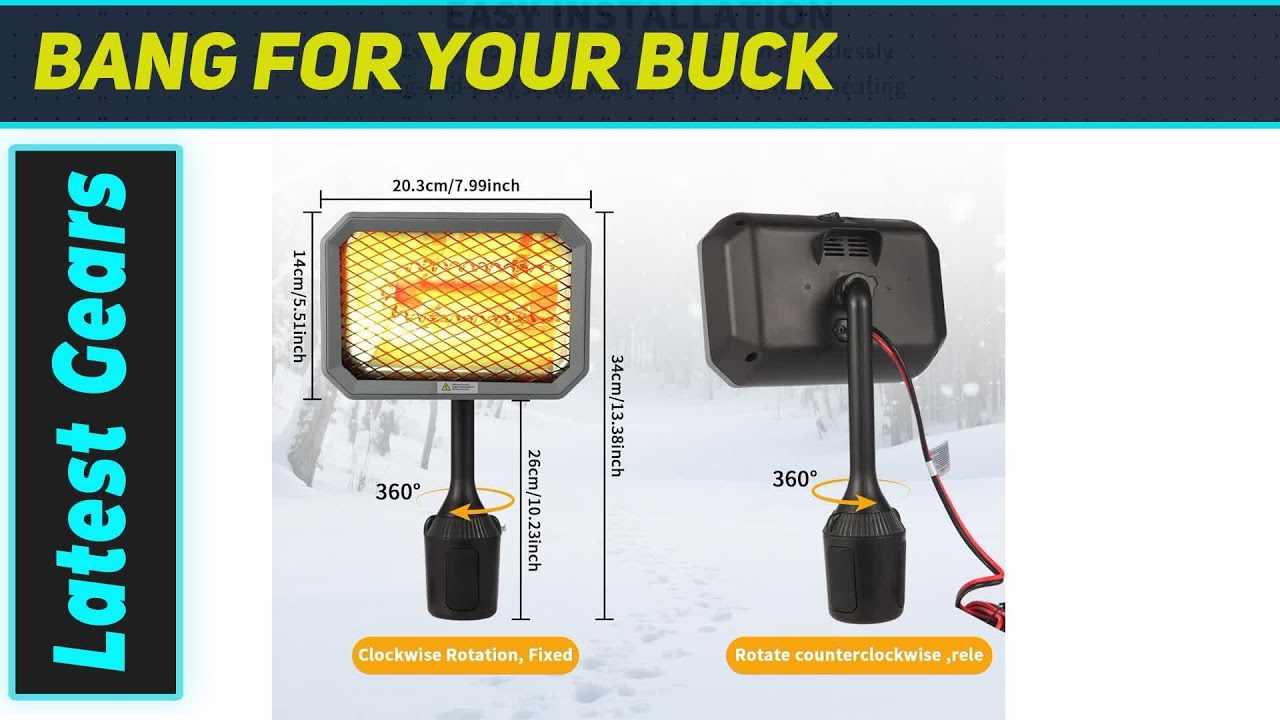 Идеальный обогреватель для гольф-кара на 48 В для холодной погоды!