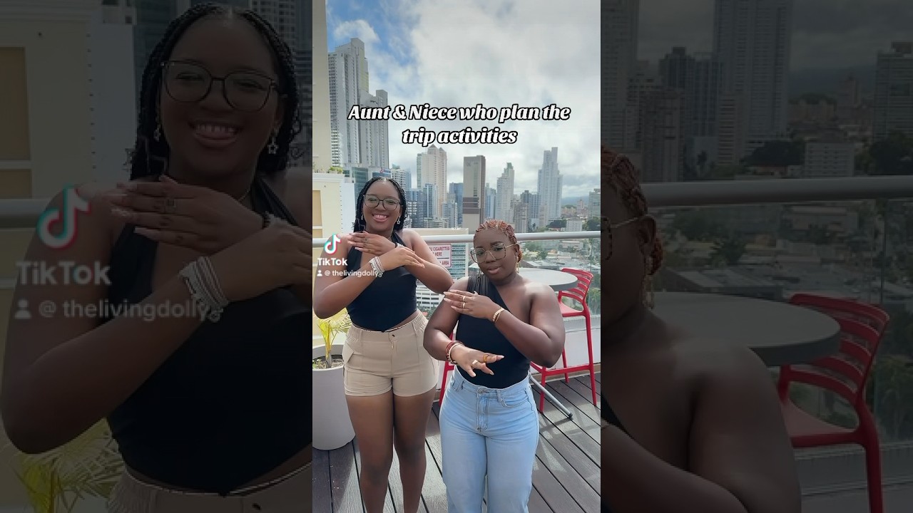 Aunt and Niece travel planners vs Me😂😂 