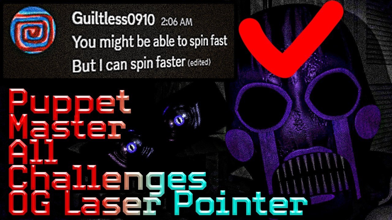 Кукловод: все испытания И лазерная указка | FNaC 3 CN