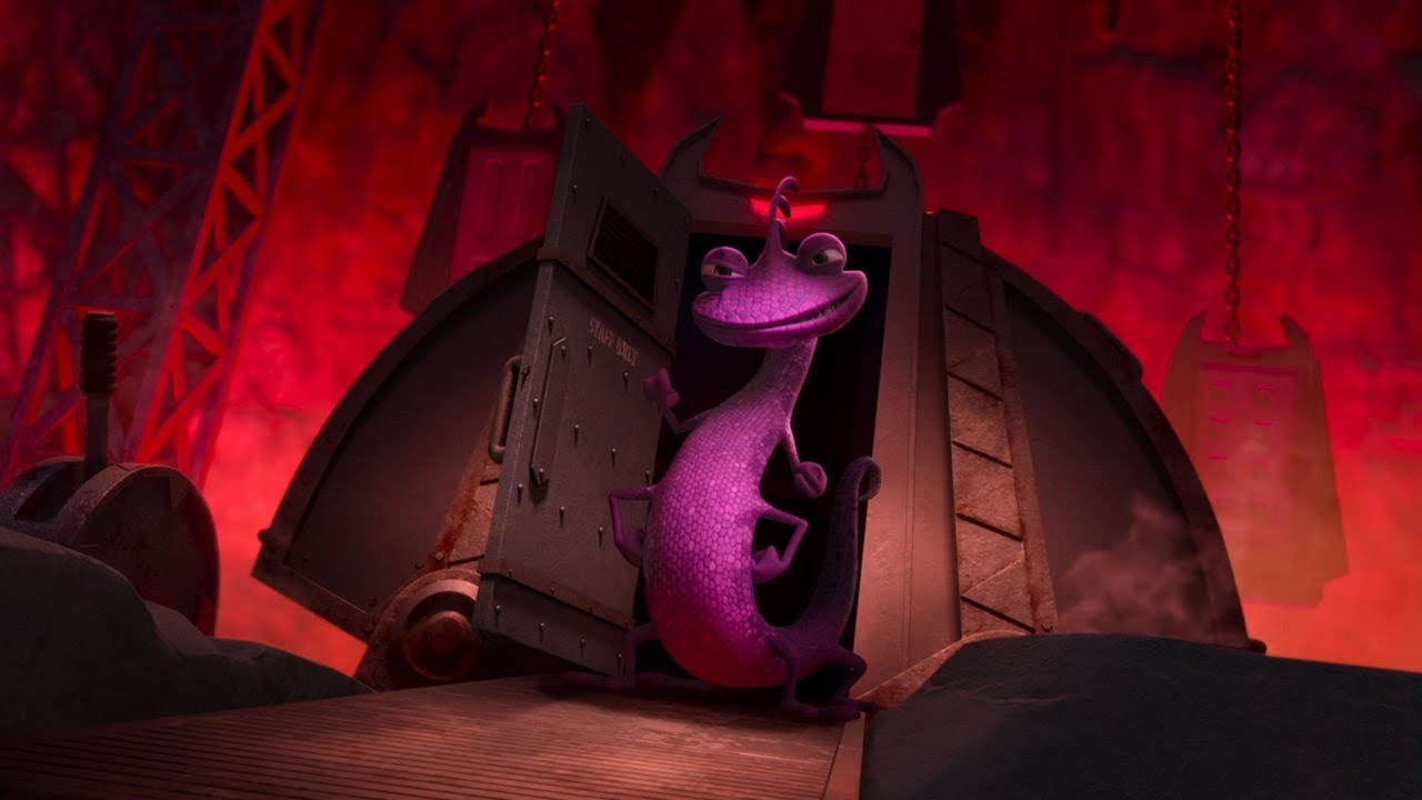 Randall Boggs scene in Monsters at Work YouTube