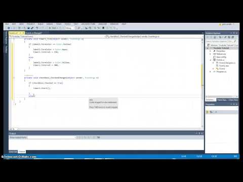 [C# Tutorials] Disabling\Enable flashing Labels