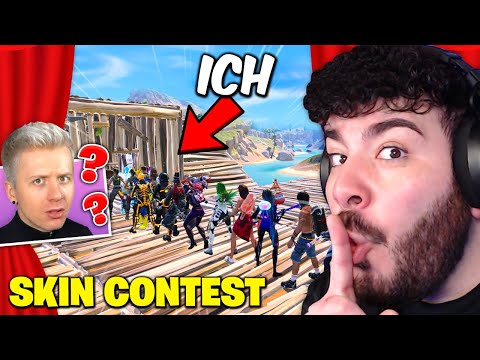 Ich STREAMSNIPE ZYZTMs SKIN CONTEST und er RASTET KOMPLETT AUS ... Fortnite