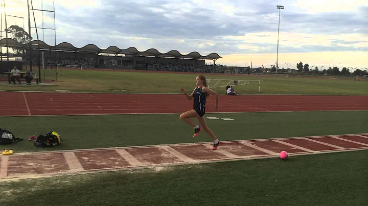 Amy Tyrrell Long Jump Training