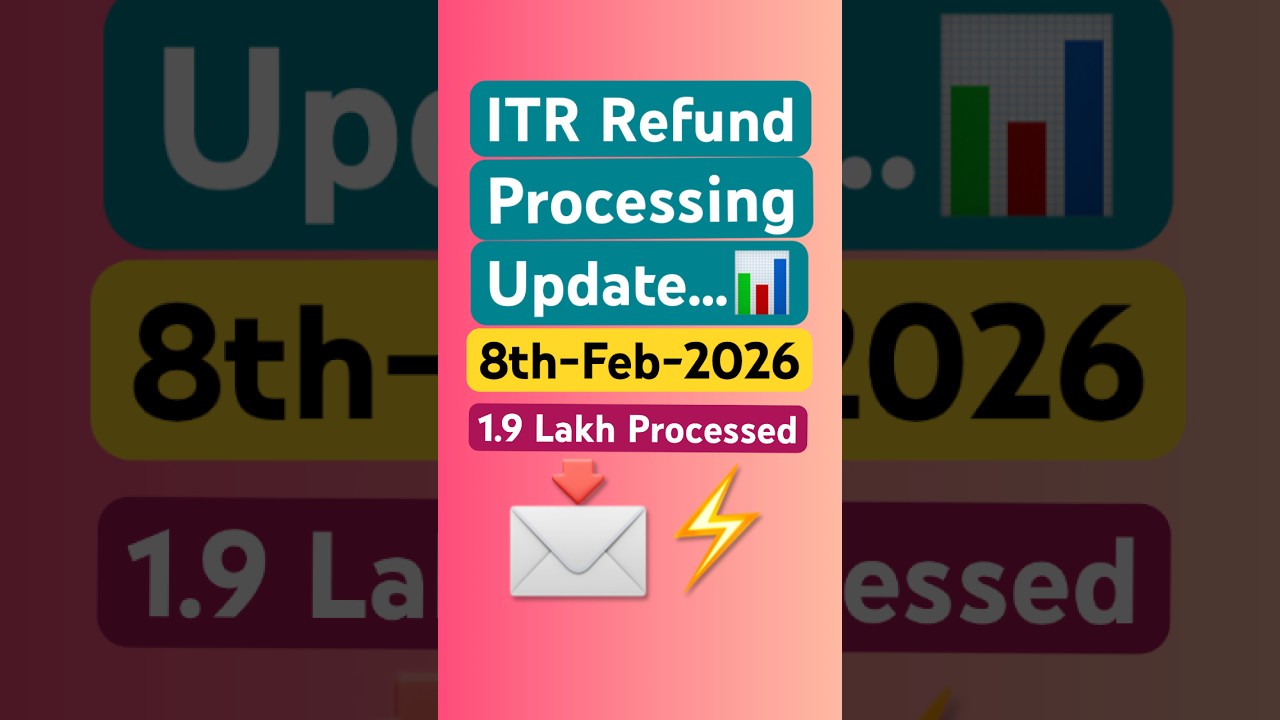 ITR Refund Processing Latest Update | Refund Not processed ? Refund Not  Received? 
