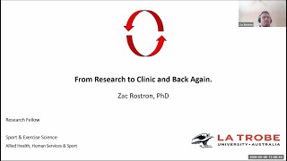 Dr Zac Rostron - The Gluteal Exercise for Hip Osteoarthritis (GHOst) intervention (08-05-25)