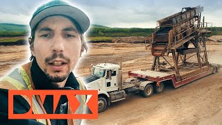 50 Tonnen Auf Dem Tieflader Drausch In Alaska Dmax Deutschland