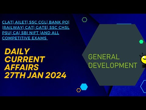 27th January 2024 Current Affairs| Daily Updates | #currentaffairs ...