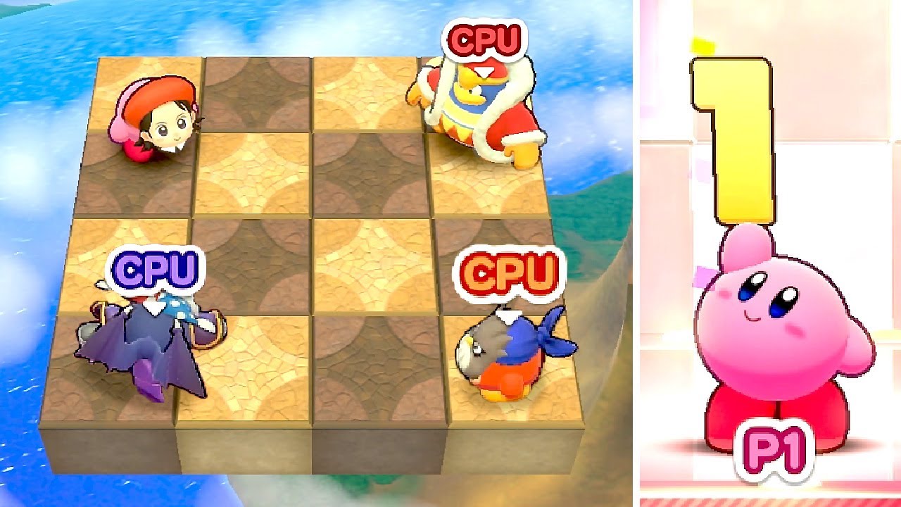 Kirby's Return to Dream Land Deluxe - Merry Magoland: Checkerboard