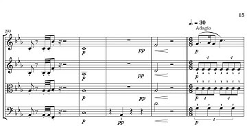 String Quartet No. 4 in G minor Movement 2 by Benjamin McLean