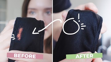 HOW TO REMOVE BLEACH STAINS FROM CLOTHES | Dyeing fabric - How to use Dylon Fabric Dye