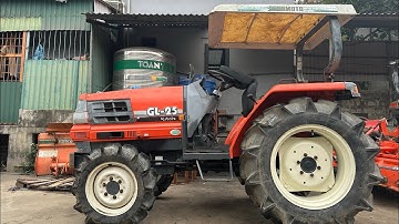 Kubota Gl25 hàng bãi.25 mã lực,số cơ hai cầu,trợ lực lái.Mời các bác tham khảo