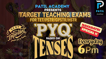 Tenses PYQs🔥| PSTR/TET/GPSTR/HSTR/SSC | Target  State and Central Exams | Shivashankar Prasad Sir