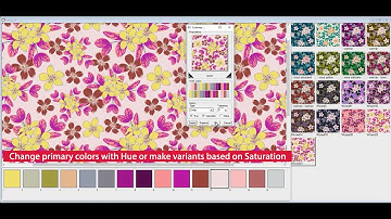 Automatic Colorways with NedGraphics Easy Coloring!