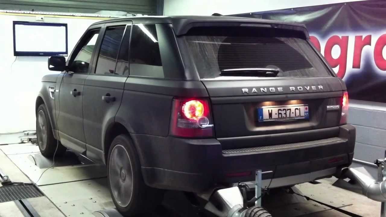 Test Dyno reprogrammation Range Rover 3L TDV6 245ch 2012 (réel 250 ...