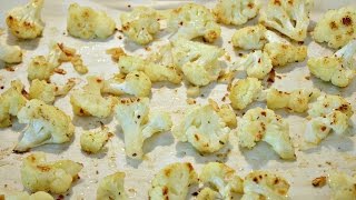 How to Cook Roasted Cauliflower with Garlic (Baked in the Oven)