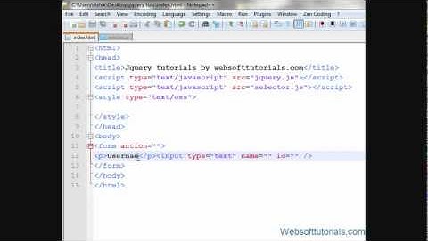 jquery tutorials for beginners - 18 - jquery form field selector