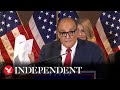 Giuliani attacks media for their 'pathological hatred' of Trump