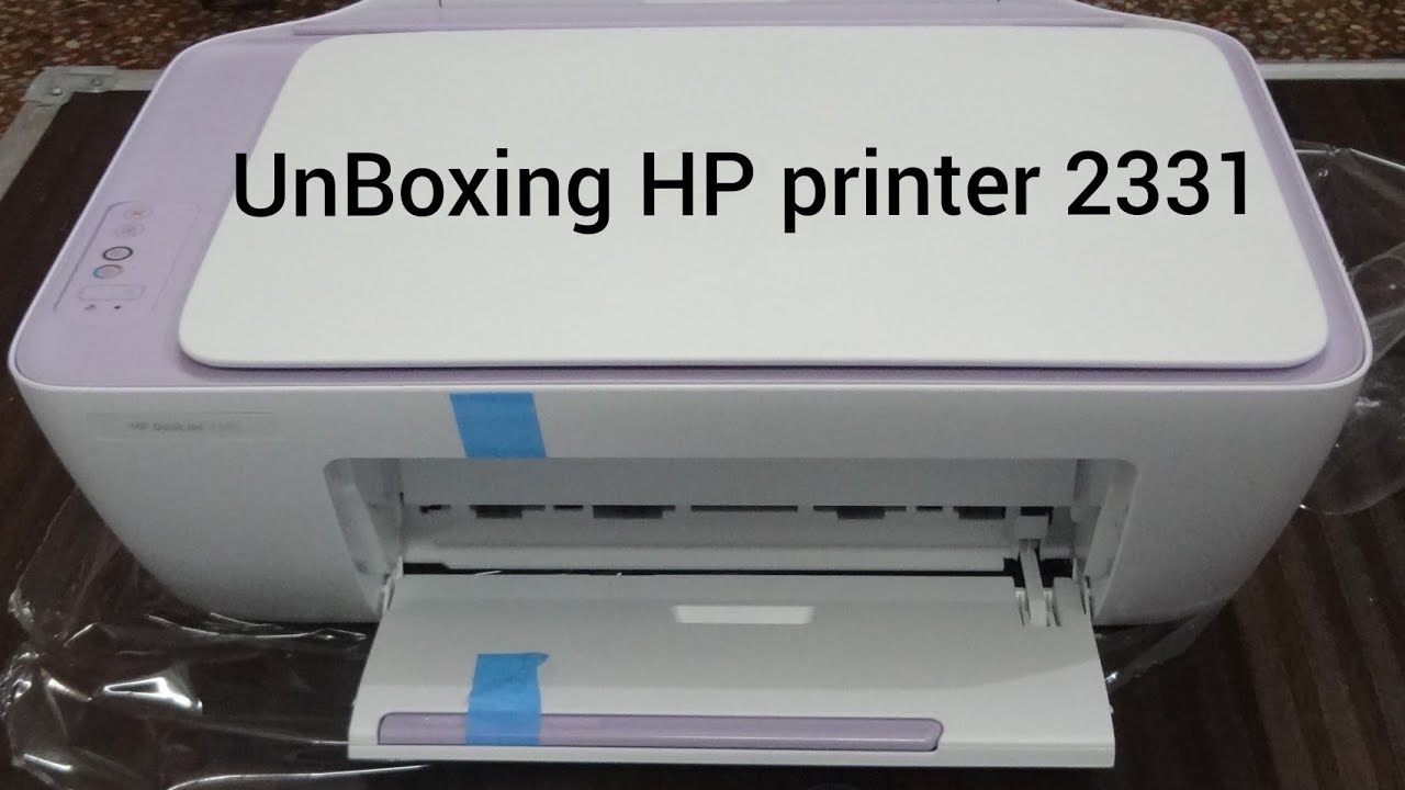 Unboxing HP printer YouTube